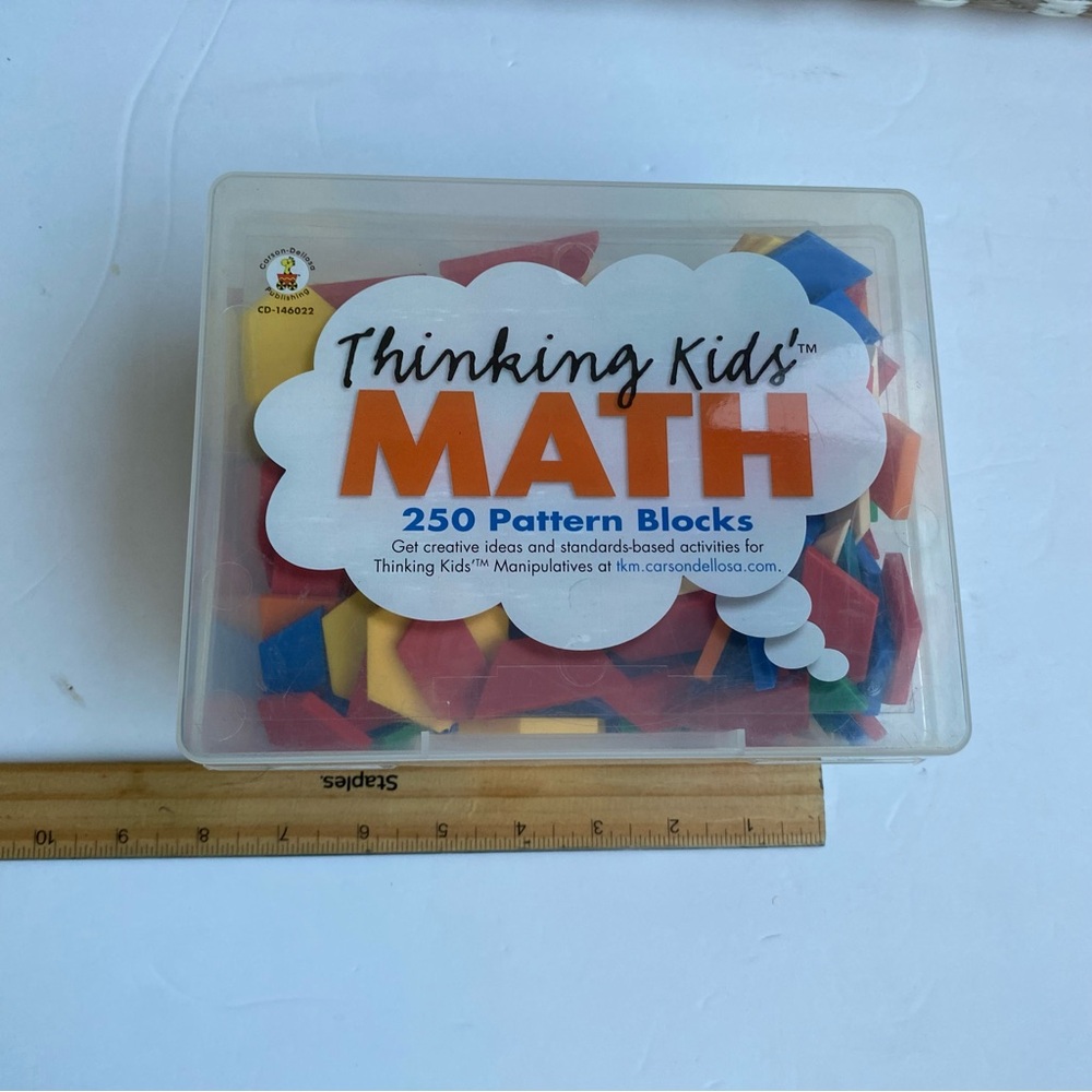 Thinking kids Math Pattern Blocks Set - Multicolor - Picture 3 of 4